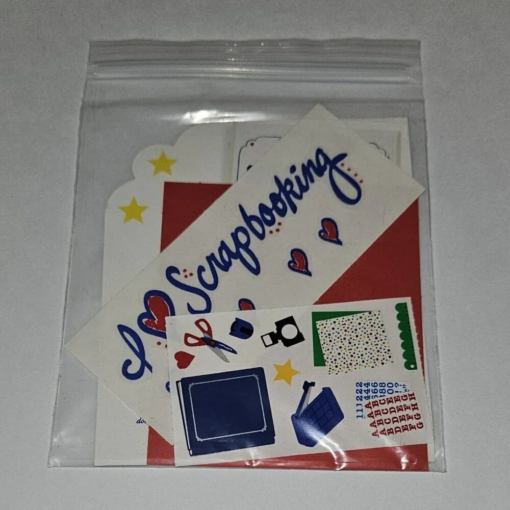 VTG Creative Memories Hostess Gift Scrapbooking Stickers Die Cut 1999 NEVER USED